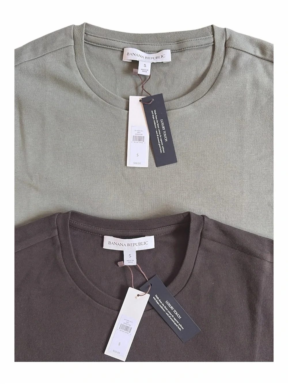 Banana Republic Men's Luxury Touch Crew Neck Tees